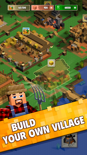 Minetap 3D: Boş-Birləşdirici RPG